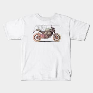 Ride ducati monster cyber Kids T-Shirt